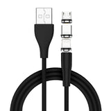 Terasako Magnetic Charging Cable 4-Pack [3ft/3ft/6ft/6ft], 3A Fast Magnetic Phone Charger Cord with Data Transfer and LED Light, Compatible with Micro USB, USB C, iPrAoduct and Most Devices